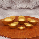 Prosperity Gold Ingot Statue Decoration (Lucky Golden Yuanbao)