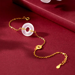 Yincheng S925 Sterling Silver Coin of Peace Bracelet