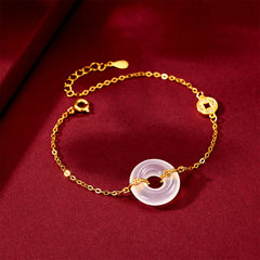 Yincheng S925 Sterling Silver Coin of Peace Bracelet