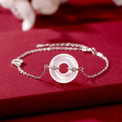Yincheng S925 Sterling Silver Coin of Peace Bracelet