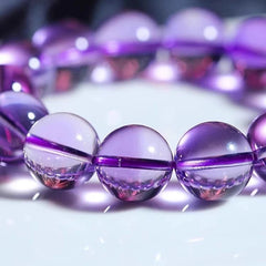 Andean Soulfire Beads - 9mm Bolivian Amethyst