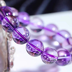 Andean Soulfire Beads - 9mm Bolivian Amethyst