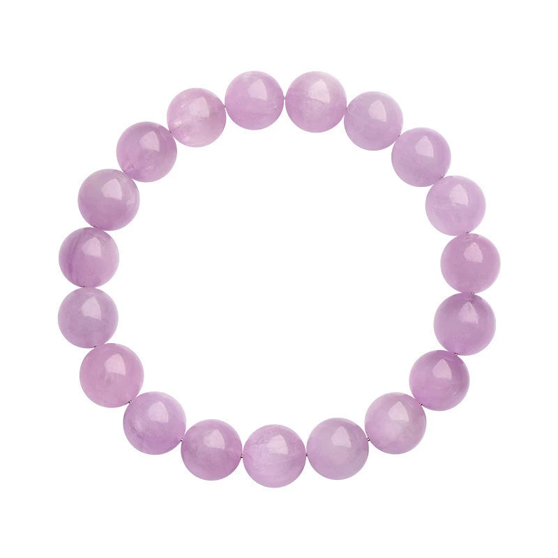 Ice Jade Cat's Eye Purple Lithium Mica Beaded Bracelet