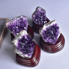 Natural Amethyst Geode Wealth Feng Shui Decoration