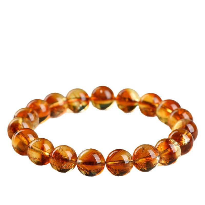 Natural Citrine Beaded Bracelet