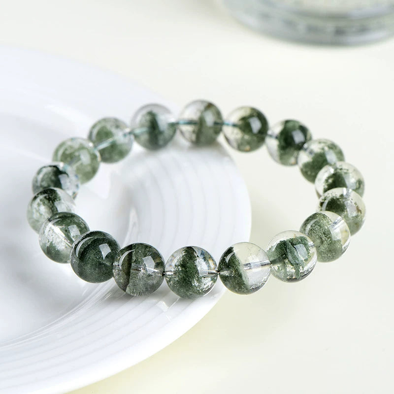 Natural Green Phantom Bracelet