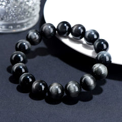 Natural Sphalerite Beaded Bracelet