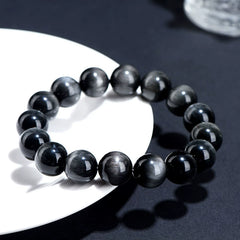 Natural Sphalerite Beaded Bracelet