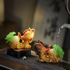 Water-Activated Wealth and Prosperity Lucky Feng Shui Tea Pet